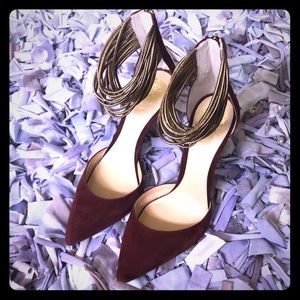 💕Vince Camuto Beautiful Burgundy Heels💕